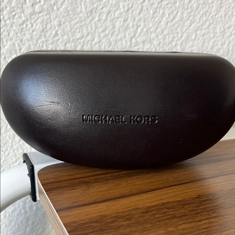 Michael Kors Dark Brown Eyewear Case